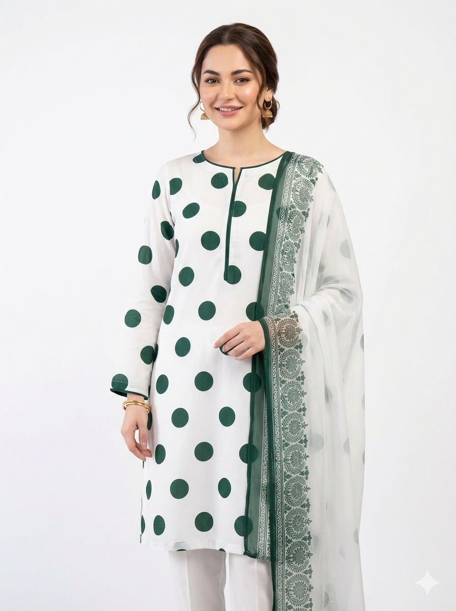 3 PC - SWISS LAWN DIGITAL PRINTED - AR18
