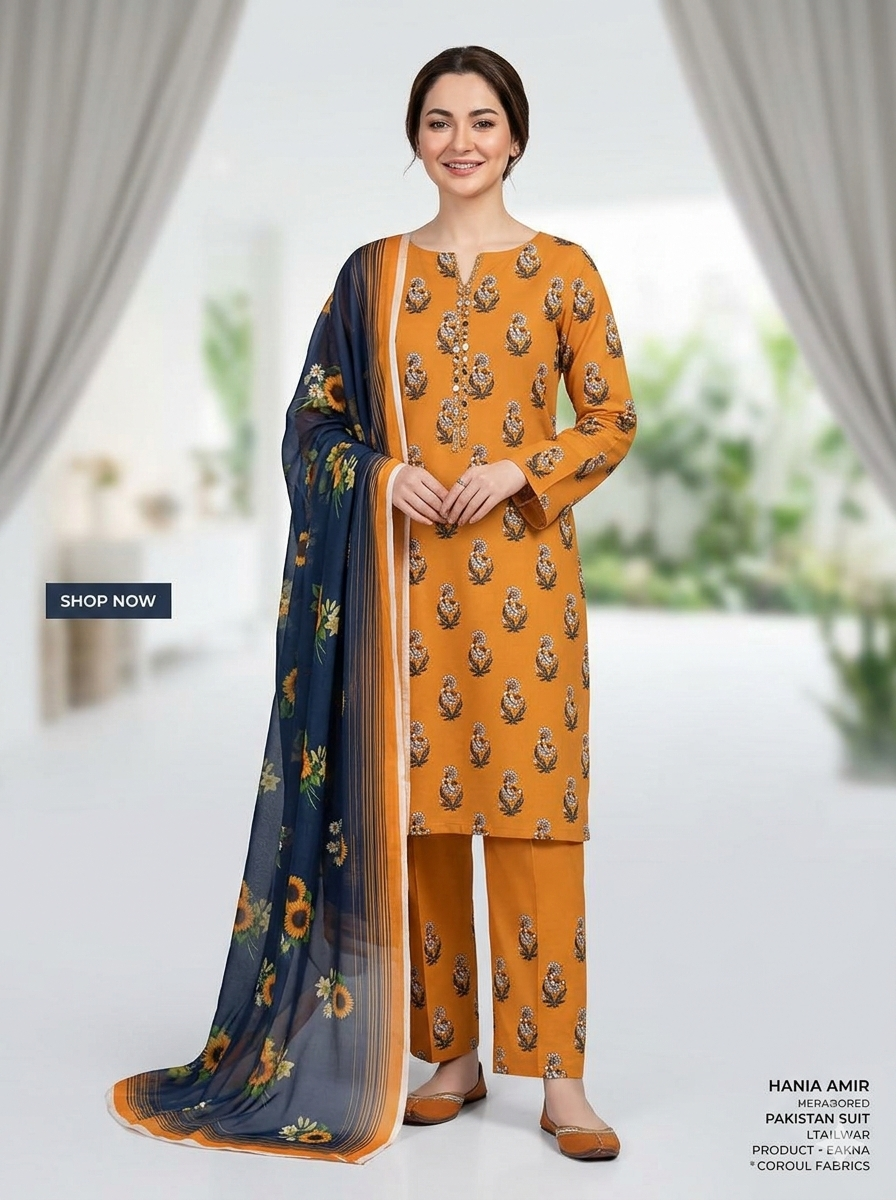 3 PC - SWISS LAWN DIGITAL PRINTED - AR19