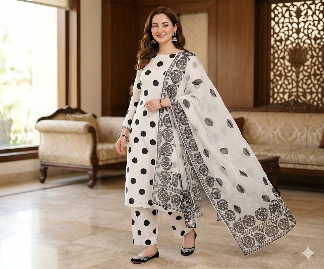 3 PC - SWISS LAWN DIGITAL PRINTED - AR03