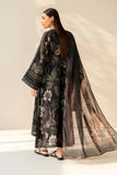 3 PC - LAWN EMBROIDRED SUIT - HE10
